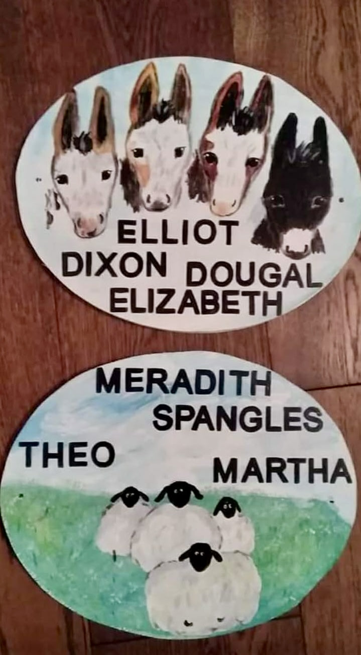 Horse Stable Name Plaque
