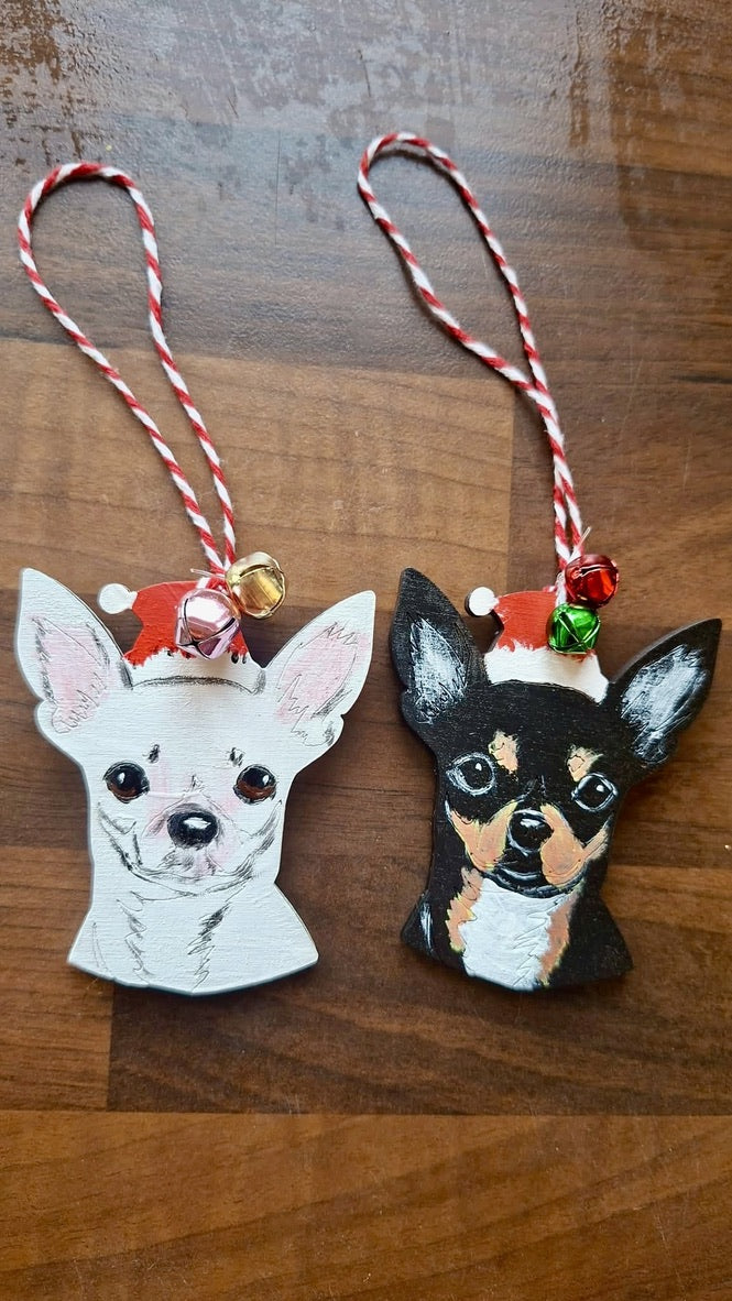 Personalised Pet Portrait Bauble