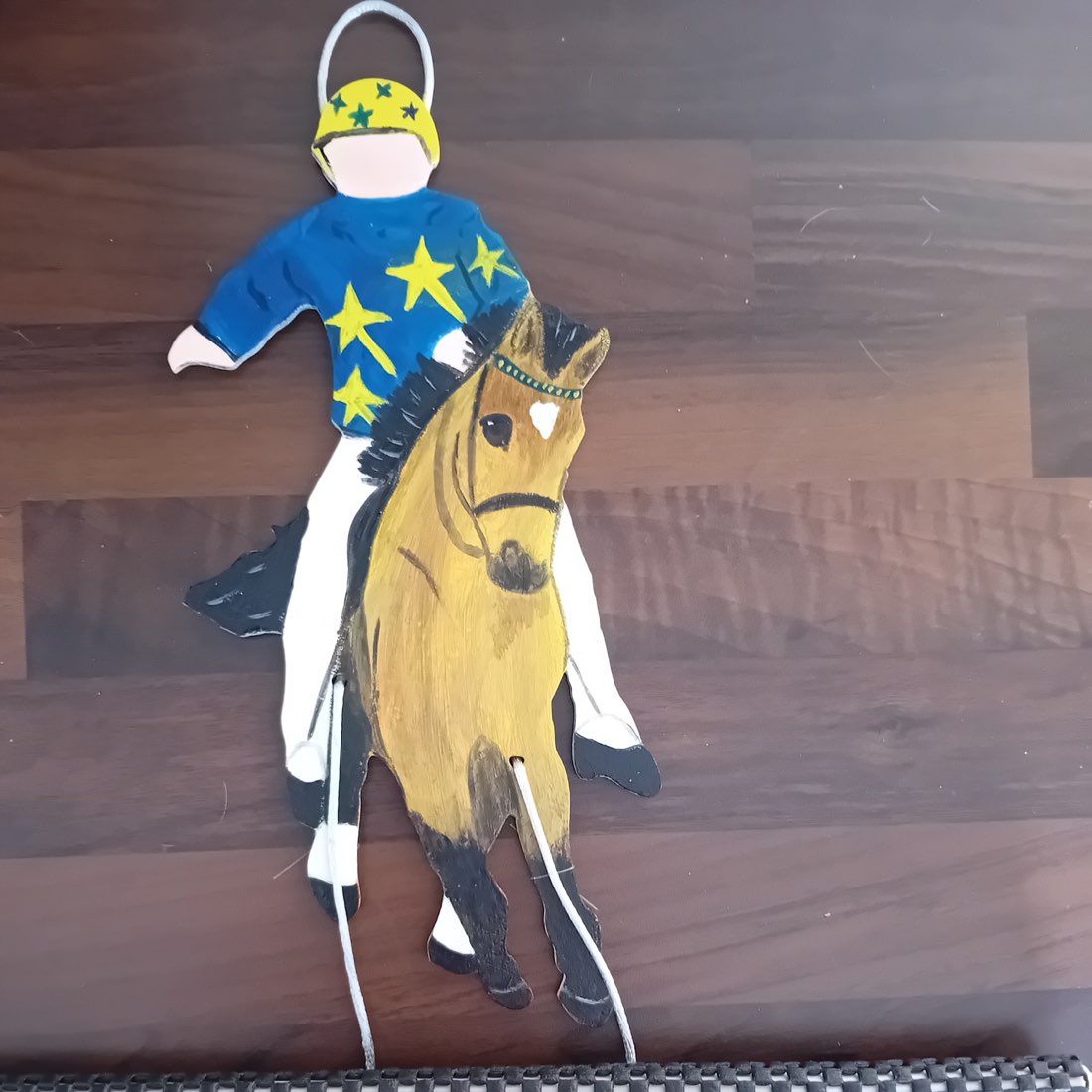 Personalised Wooden Horse Rosette Holder