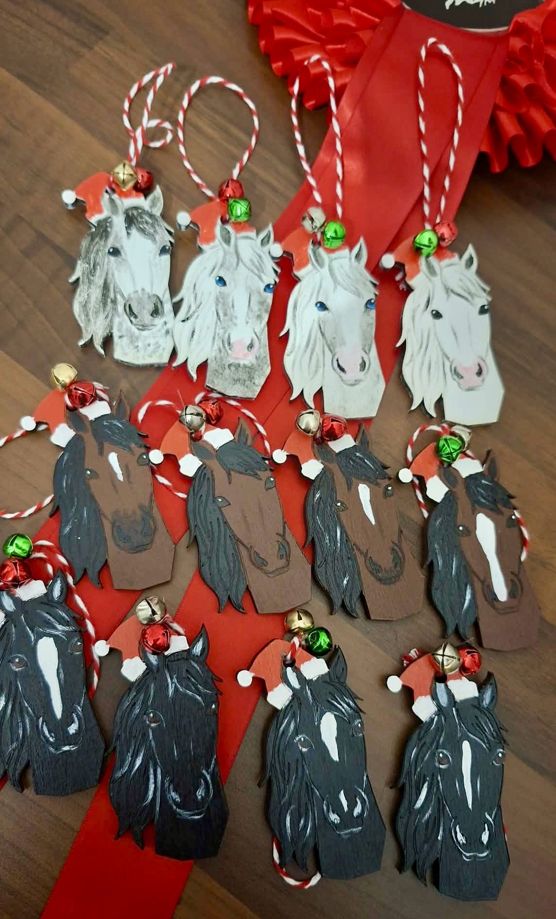 Personalised Horse Portrait Bauble